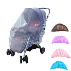 Mosquito Insect Stroller Net - Peach and Pumpkins