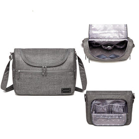 Messenger Large Diaper Bag - Peach and Pumpkins