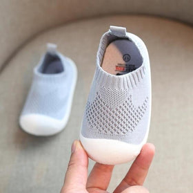 BabyKids Flexiwalkers™ Non Slip Shoes (Girls) - Peach and Pumpkins
