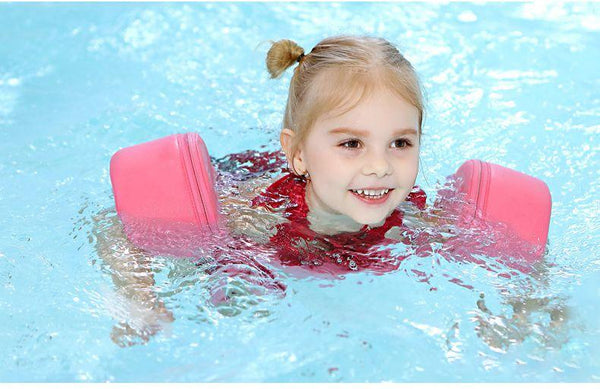 Mambo Arm Float (2-6 Years Old) - Peach and Pumpkins