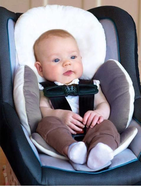 Reversible Baby Seat Support - Peach and Pumpkins