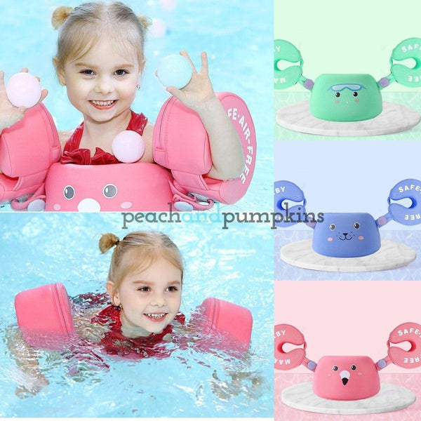 Mambo Arm Float (2-6 Years Old) - Peach and Pumpkins
