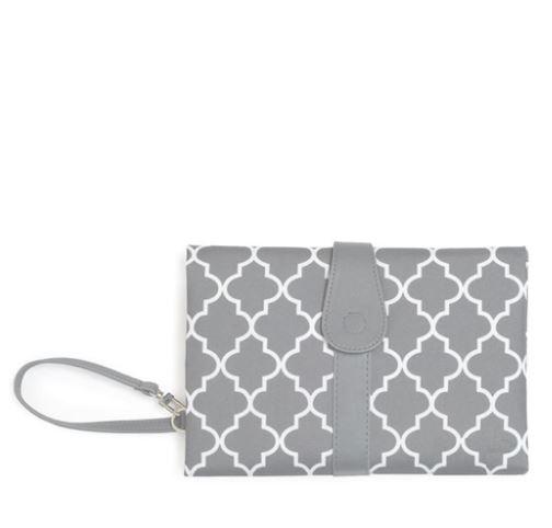 JJOVCE Portable Baby Diaper Changing Clutch - Peach and Pumpkins