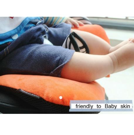 CozyCo Pram Liner - Peach and Pumpkins