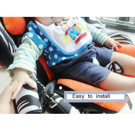 CozyCo Pram Liner - Peach and Pumpkins