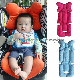 CozyCo Pram Liner - Peach and Pumpkins