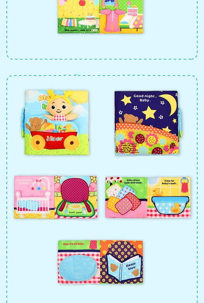 Cloth Story Book - Peach and Pumpkins