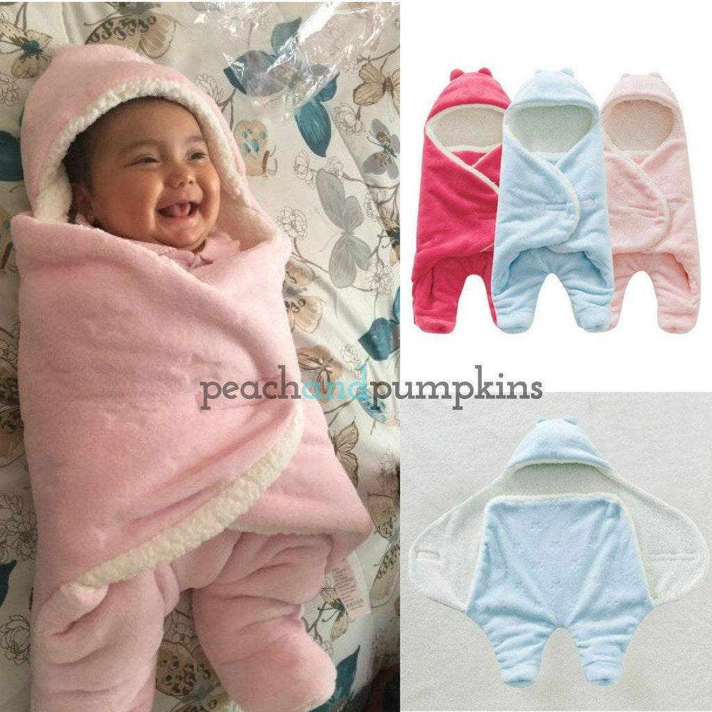 Cutie Swaddle Suits Peach and Pumpkins