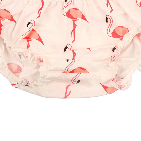 Flamingo Shorts - Peach and Pumpkins