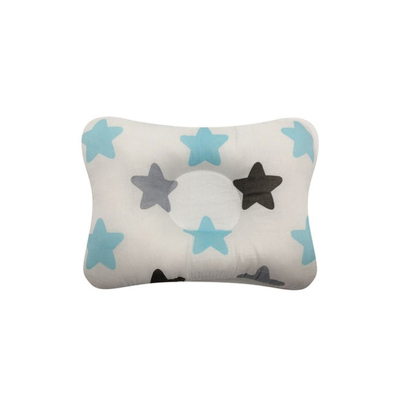 Mini Baby Flat Head Pillow - Peach and Pumpkins