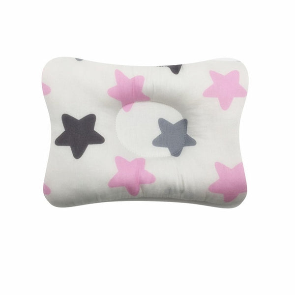 Mini Baby Flat Head Pillow - Peach and Pumpkins