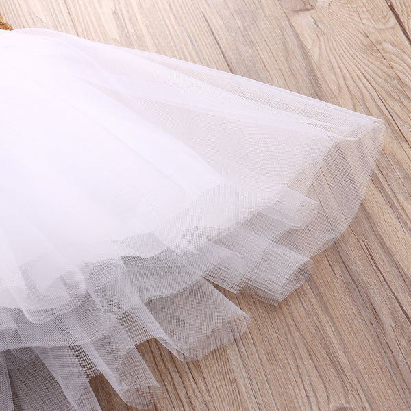 Ball Gown Dress - Peach and Pumpkins