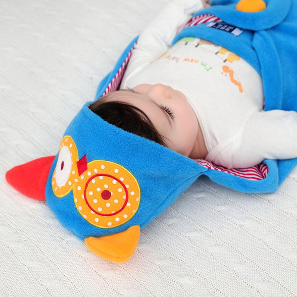 IYEAL Baby Animal Swaddle Suit - Peach and Pumpkins