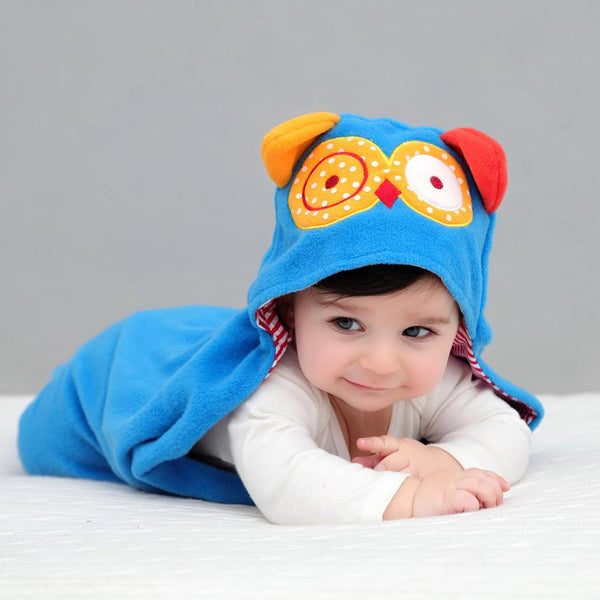 IYEAL Baby Animal Swaddle Suit - Peach and Pumpkins