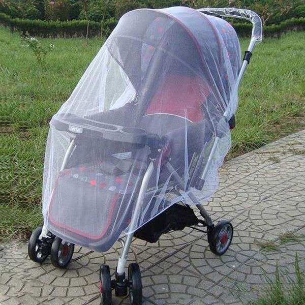Mosquito Insect Stroller Net - Peach and Pumpkins