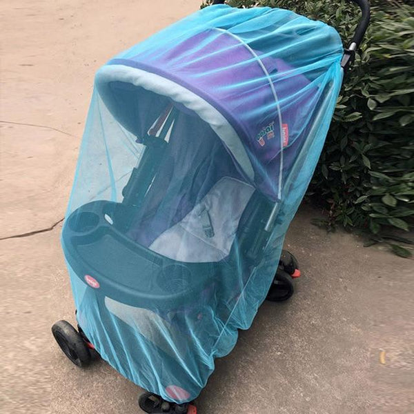 Mosquito Insect Stroller Net - Peach and Pumpkins