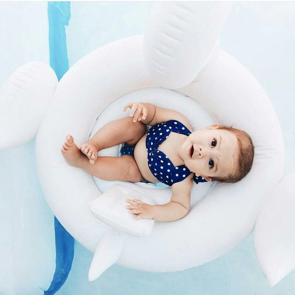 Blue Polkadot Bikini - Peach and Pumpkins