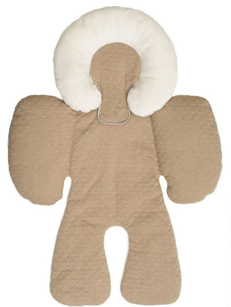 Reversible Baby Seat Support - Peach and Pumpkins