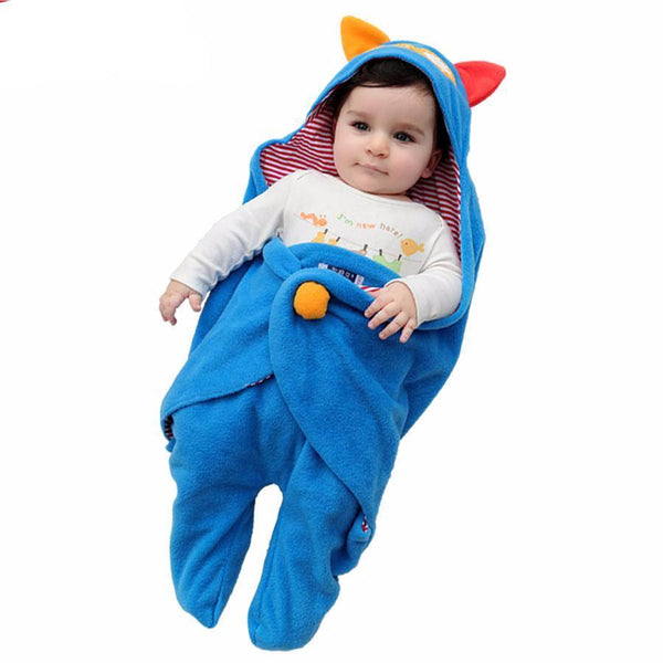 IYEAL Baby Animal Swaddle Suit - Peach and Pumpkins