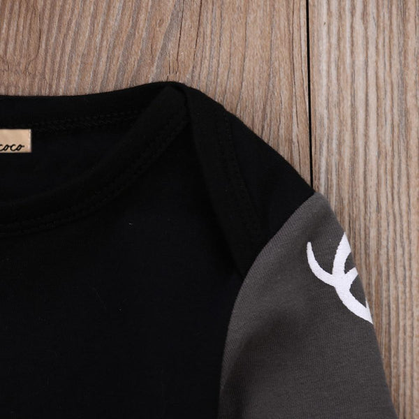 Raf's Deer Printed Tracksuit - Peach and Pumpkins