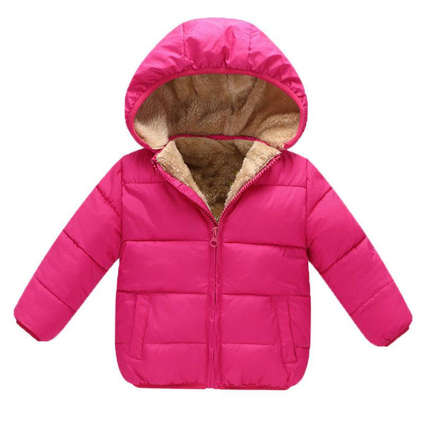 Basic Puffer Jacket - Peach and Pumpkins