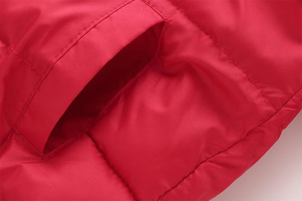 Basic Puffer Jacket - Peach and Pumpkins