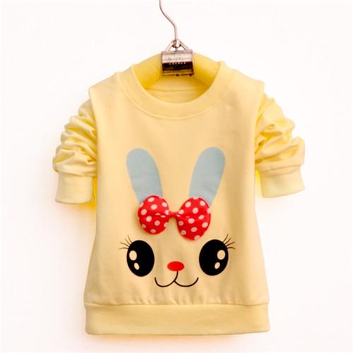 Adorable Bunny Pullover - Peach and Pumpkins