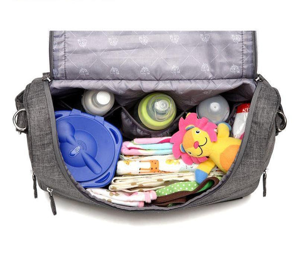 Messenger Large Diaper Bag - Peach and Pumpkins