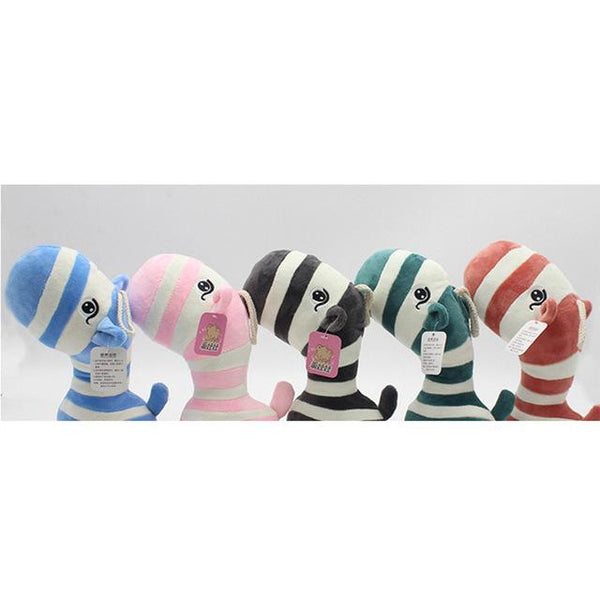 Cute Zebra Plush Toy - Peach and Pumpkins
