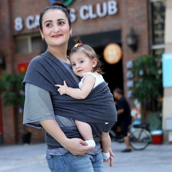 Baby Sling Wrap Carrier - Peach and Pumpkins