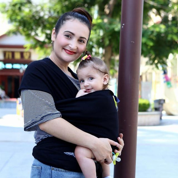 Baby Sling Wrap Carrier - Peach and Pumpkins