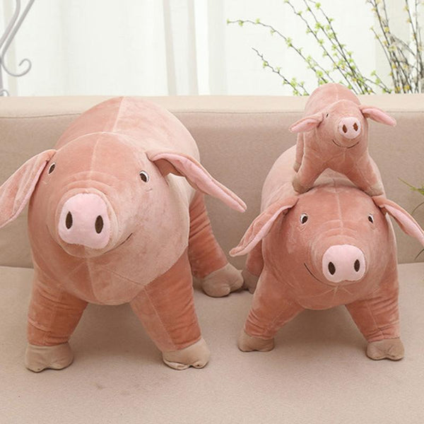 Pig Plush Toy - Peach and Pumpkins