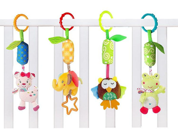 Stroller Rattle Hanging Toy - Peach and Pumpkins