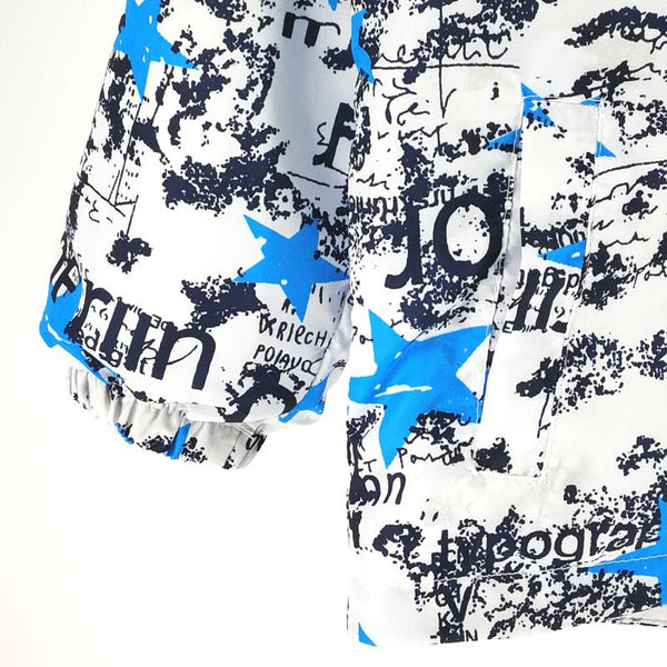 Cool Graffiti Jacket - Peach and Pumpkins