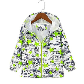 Cool Graffiti Jacket - Peach and Pumpkins