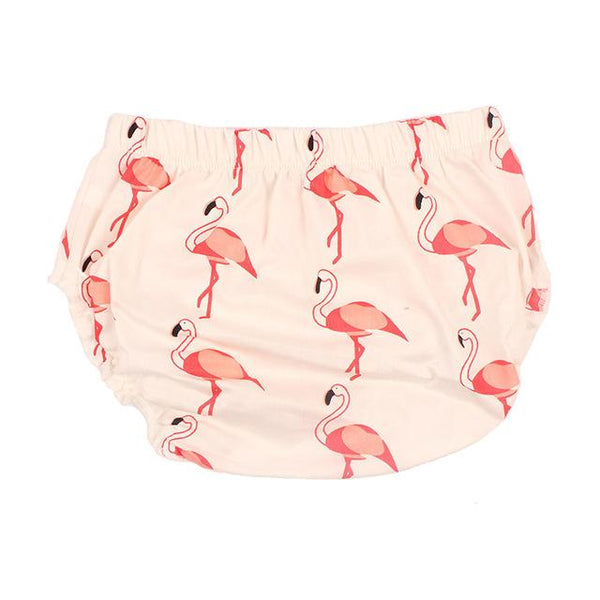 Flamingo Shorts - Peach and Pumpkins