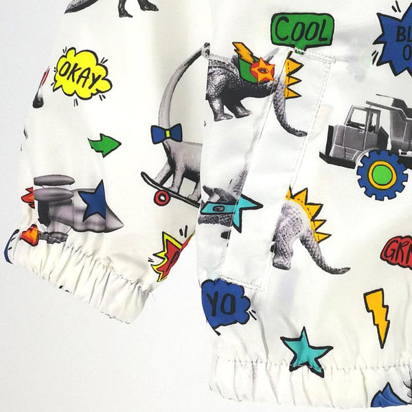 Super Godzilla Comic Jacket - Peach and Pumpkins