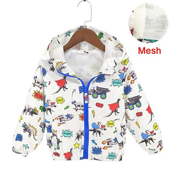 Super Godzilla Comic Jacket - Peach and Pumpkins