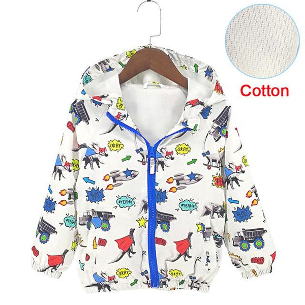 Super Godzilla Comic Jacket - Peach and Pumpkins