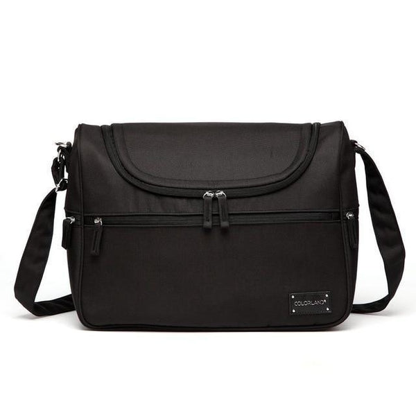 Messenger Large Diaper Bag - Peach and Pumpkins