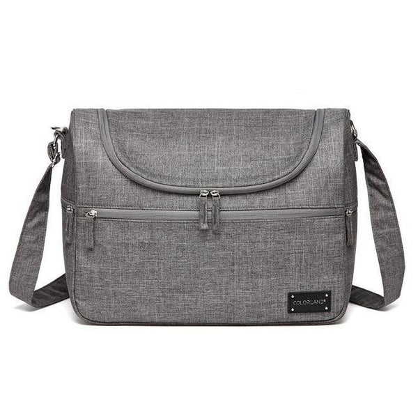 Messenger Large Diaper Bag - Peach and Pumpkins