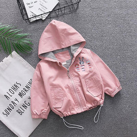 Hopster Jacket - Peach and Pumpkins