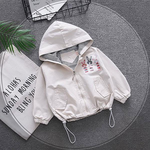 Hopster Jacket - Peach and Pumpkins