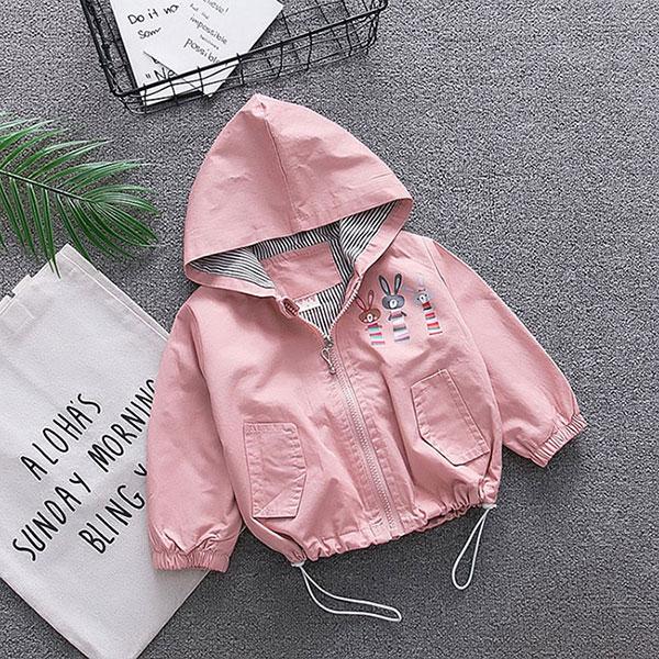 Hopster Jacket - Peach and Pumpkins