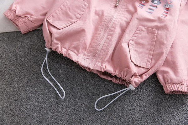 Hopster Jacket - Peach and Pumpkins