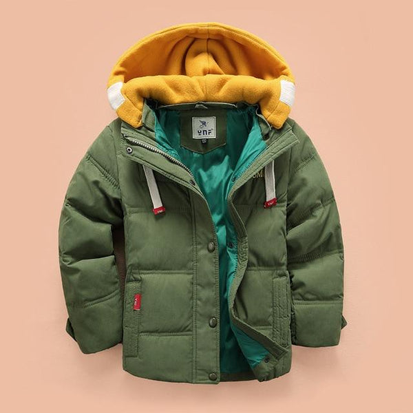 Explorer Warm Jacket - Peach and Pumpkins