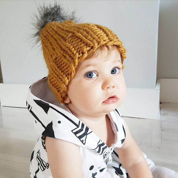 Arrow Hooded Romper - Peach and Pumpkins