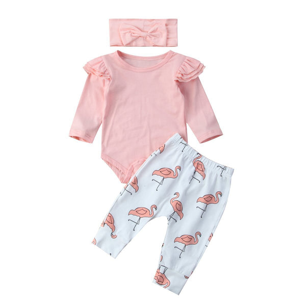 Lovely Flamingo - Peach and Pumpkins