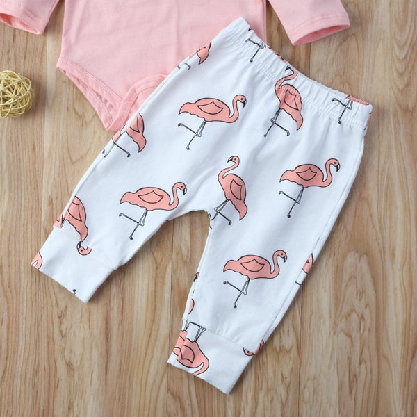 Lovely Flamingo - Peach and Pumpkins