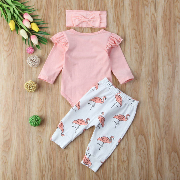 Lovely Flamingo - Peach and Pumpkins
